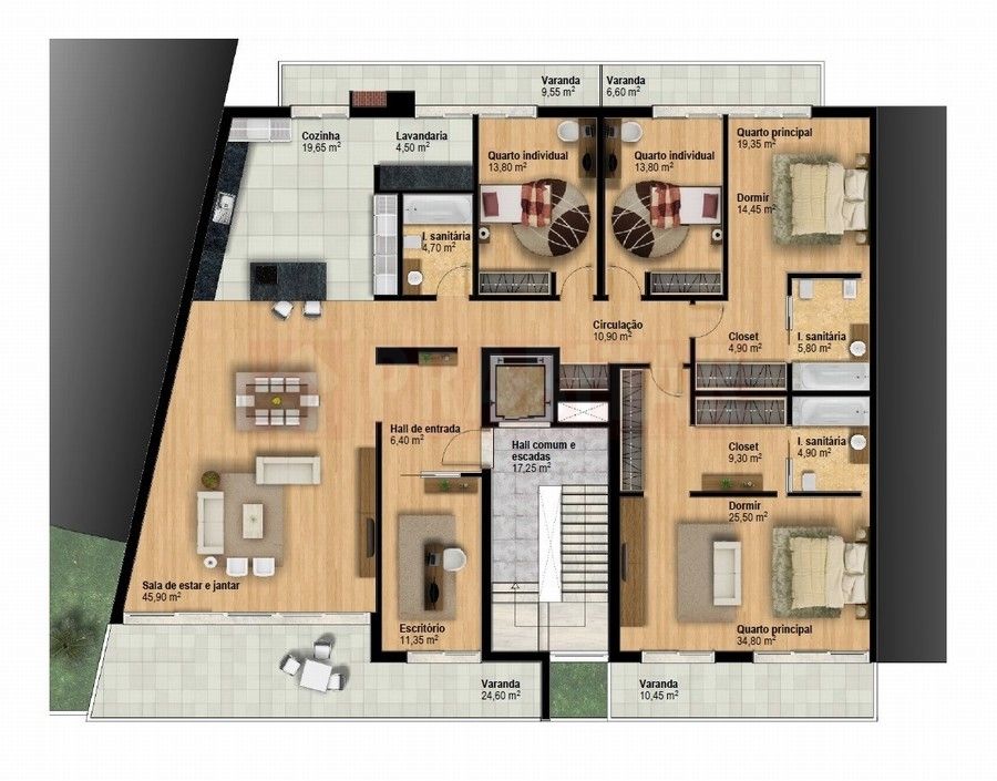 Apartamento T5 Novo em Santa Clara